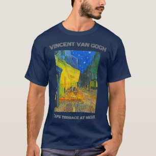 Camiseta Terraço Do Café Van Gogh Imersivo À Noite