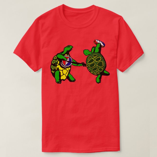 Camiseta Terrapins Dançantes (Frente do Design)