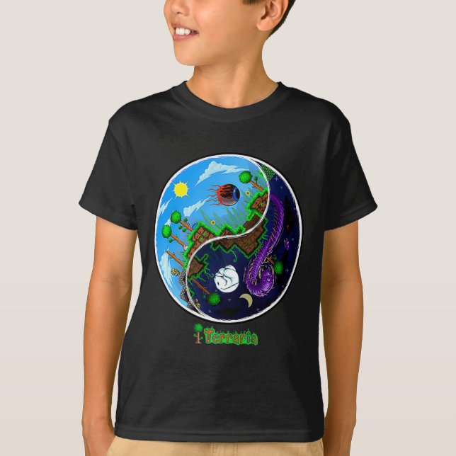 Camiseta Terraria Night And Day T Shirt  (Frente)