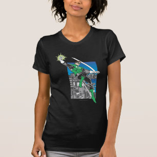 Camiseta Terras verdes da lanterna na cidade
