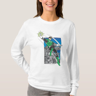 Camiseta Terras verdes da lanterna na cidade