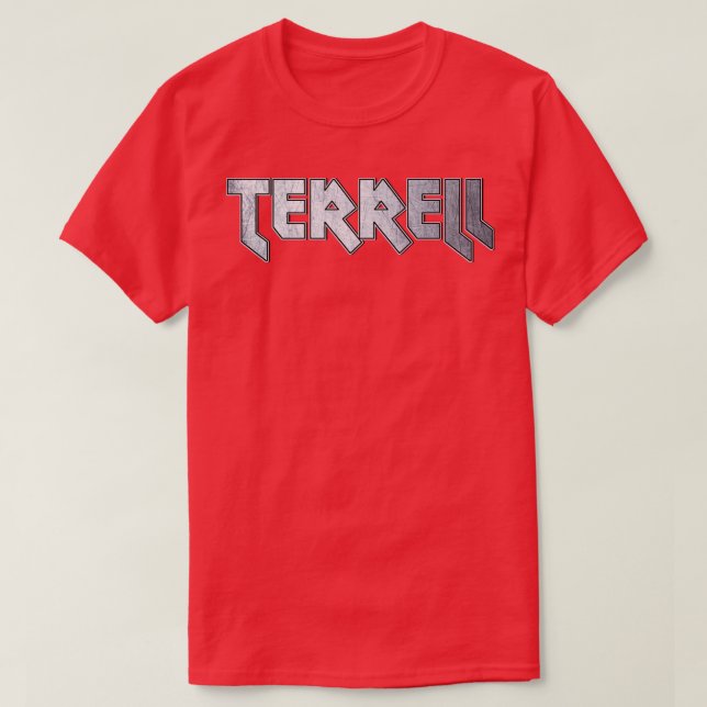 Camiseta Terrell de metal pesado (Frente do Design)