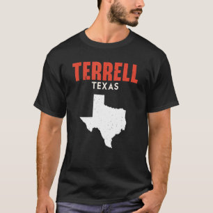 Camiseta Terrell Texas EUA State America Viagem Texas