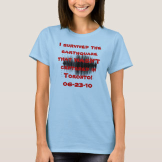 Camiseta Terremoto de Ontário