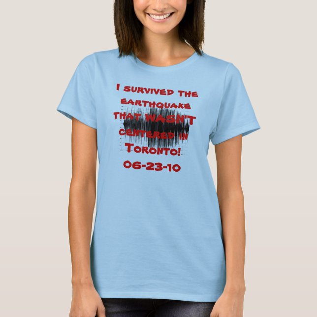Camiseta Terremoto de Ontário (Frente)