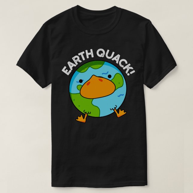 Camiseta Terremoto Engraçado (Frente do Design)