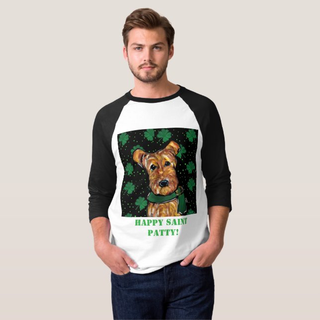 CAMISETA TERRIER AIREDALE   (Frente Completa)