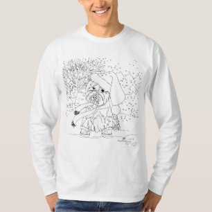 Camiseta Terrier Branco do West Highland Neve de Inverno