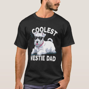 Camiseta Terrier Branco do West Highland Westie Cachorro Pa