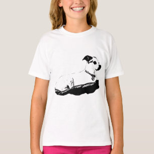 Camiseta Terrier Calm, Olhos Para Cima
