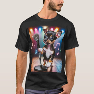 Camiseta Terrier de Brinquedo Cantante