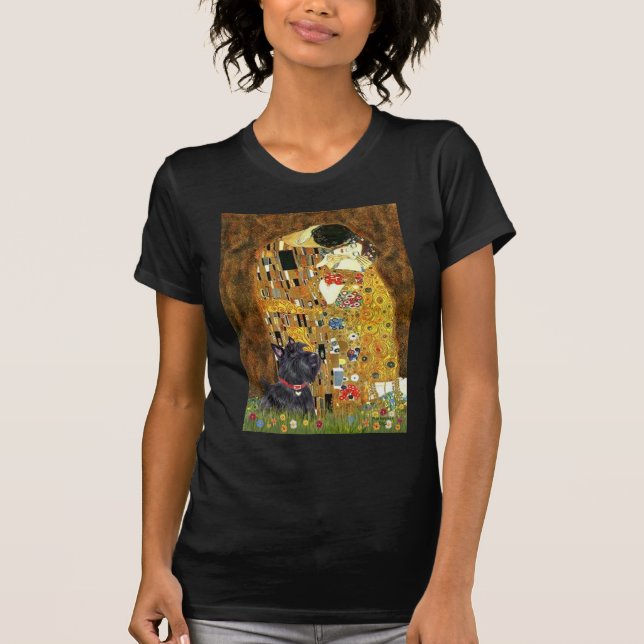 Camiseta Terrier Escocês 6 - O Beijo (Frente)