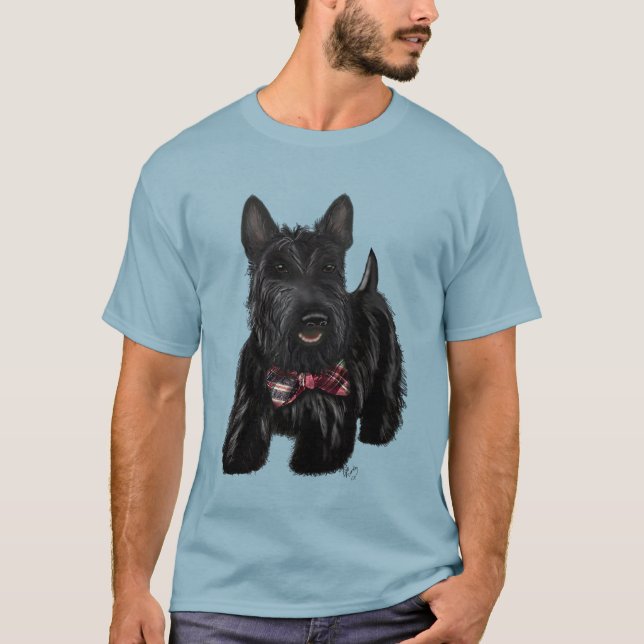 Camiseta Terrier escocês e Arco (Frente)