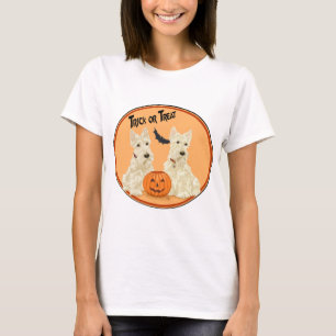 Camiseta Terrier Halloween escocês