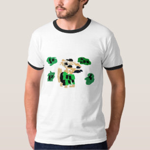 Camiseta Terrier Irlandês usa verde no St Patrick
