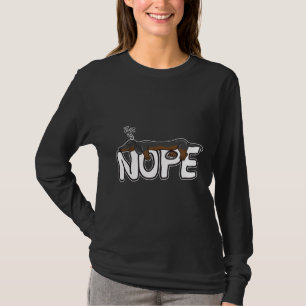 Camiseta Terrier Nope Lazy Dachshund Dog Lover