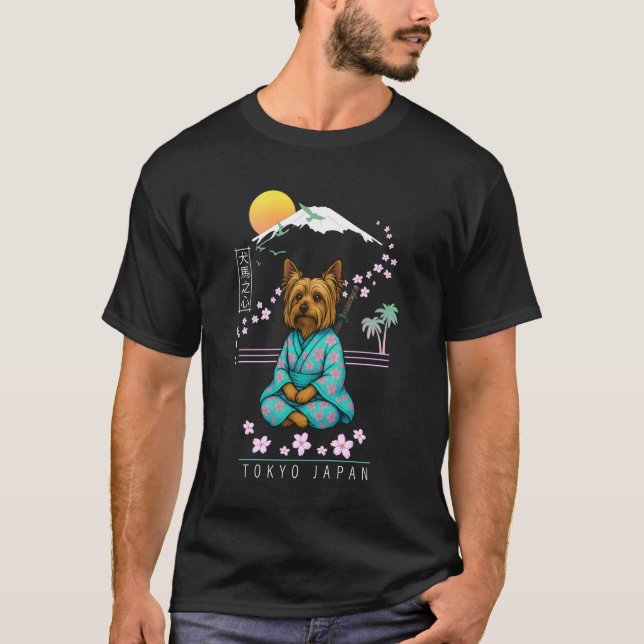 Camiseta Terrier Silky Australiano (Frente)