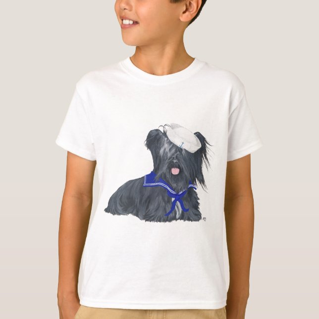 Camiseta Terrier Skye Marinheiro (Frente)