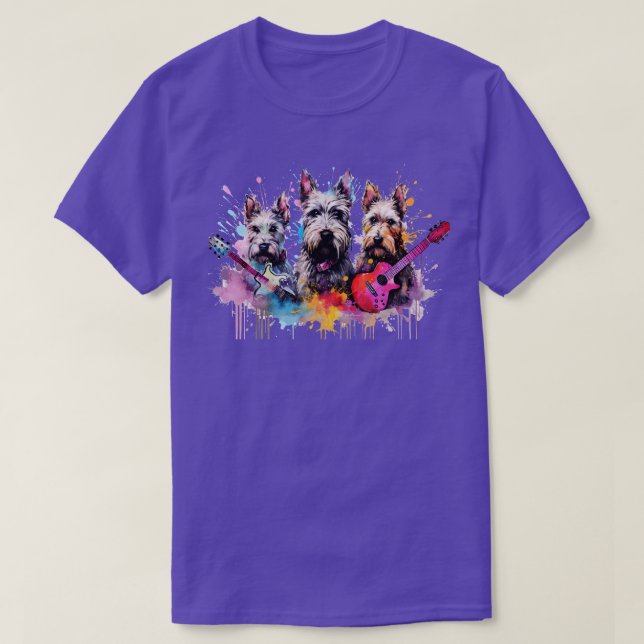 Camiseta Terrier Trio (Frente do Design)