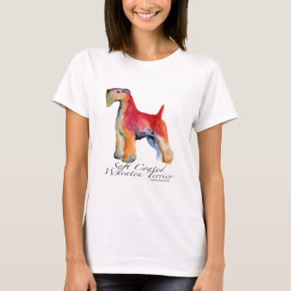 Camiseta Terrier Wheaten brandamente revestido
