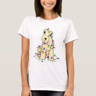 Camiseta Terrier Wheaten brandamente revestido - Natal
