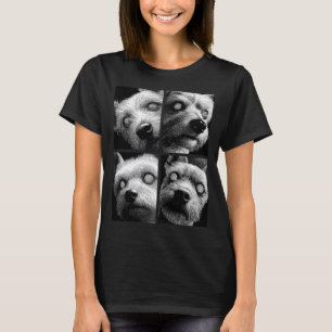 Camiseta Terrier Yorkshire Hipnótico Olhos Ímpares Weirdcor