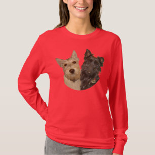 Camiseta Terriers Escoceses Trigo e Preto