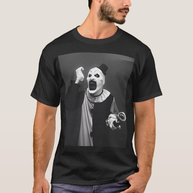 Camiseta Terrifier Art The Clowor Horror (Frente)