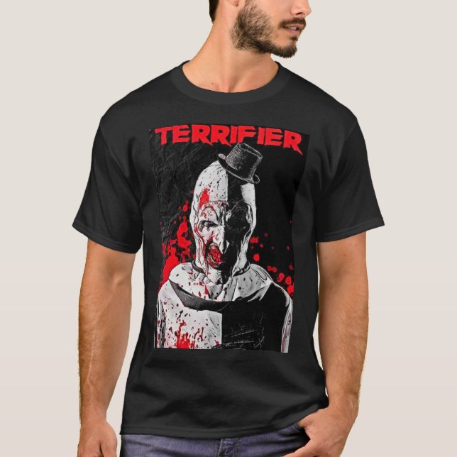 Camiseta Terrifier movie horror poster art 645 (Frente)