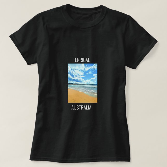 Camiseta Terrigal Central Coast NSW Austrália (Frente do Design)