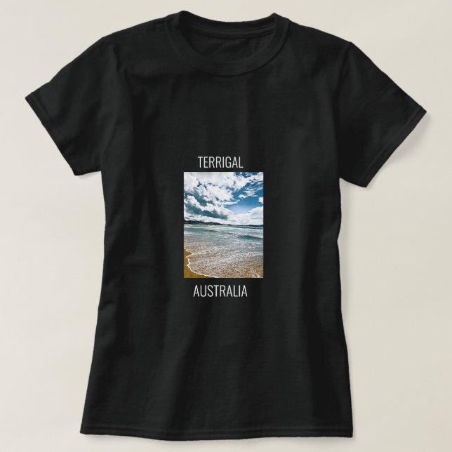 Camiseta Terrigal Central Costa NSW Austrália (Frente do Design)