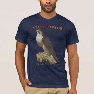 Camiseta Território de Idaho Raptor O Falco peregrinus