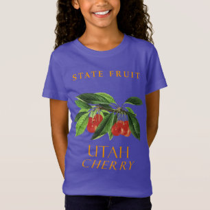 Camiseta Território de Utah Fruta A Cereja