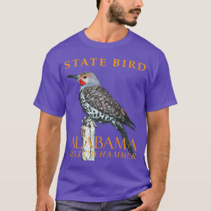 Camiseta Território do Alabama Ave O Common Flicker Tamanho