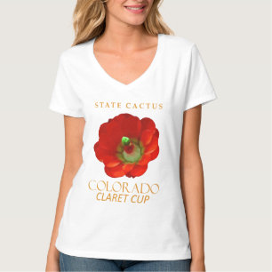 Camiseta Território do Colorado Cacto O Cacto Taça Claret