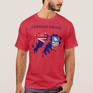 Camiseta Território Ultramarino das Ilhas Malvinas-Falkland