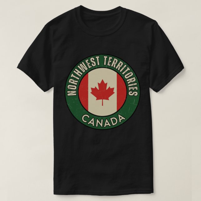 Camiseta Territórios do Noroeste Canadá (Frente do Design)