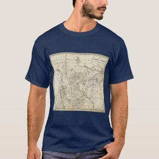 Camiseta Territory of Minnesota Map 1849 Oversized