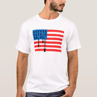 Camiseta Terror Bandeira USA