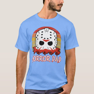 Camiseta Terror das Mulheres Pai Horror Filme dos Anos 80 p