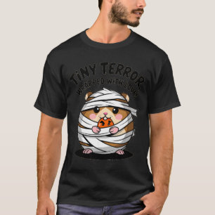 Camiseta Terror de Hamster Minúsculo Envolvido com Muito Am
