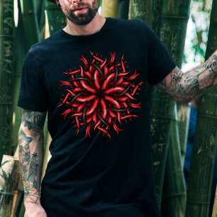 Camiseta Terror Demon Tentáculos Arte Escura