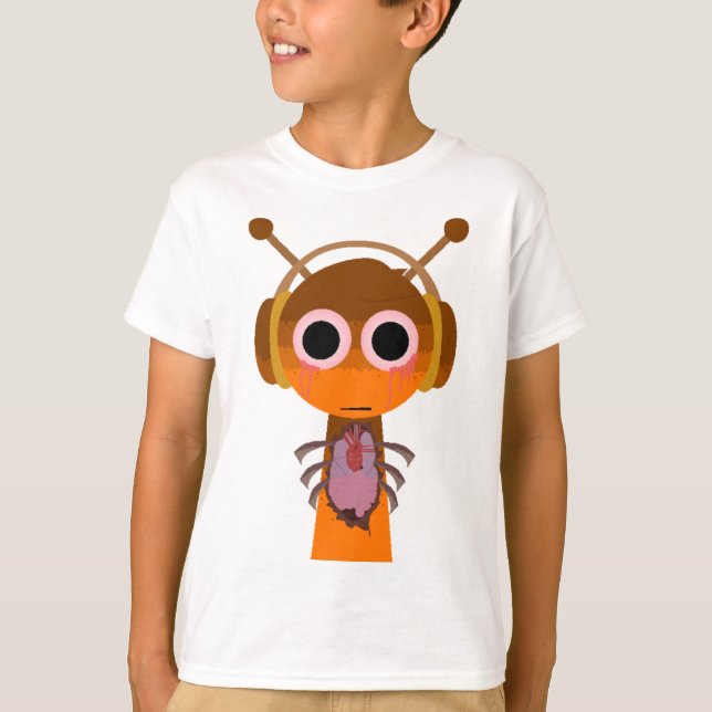 Camiseta Terror Oren de Sprunki Retomar (Frente)