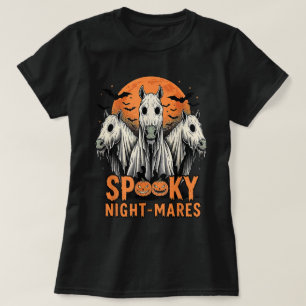 Camiseta Terror Retro Noites Assustadoras Cavalos Arrepios 