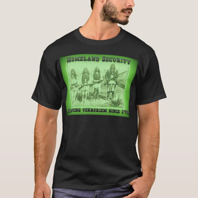 Camiseta Terrorismo de combate da segurança interna desde (Frente)
