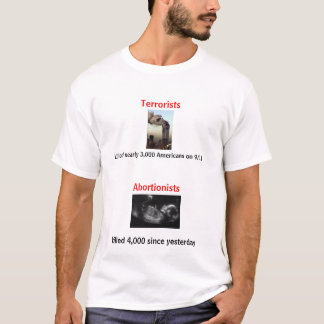Camiseta Terroristas contra Abortionists