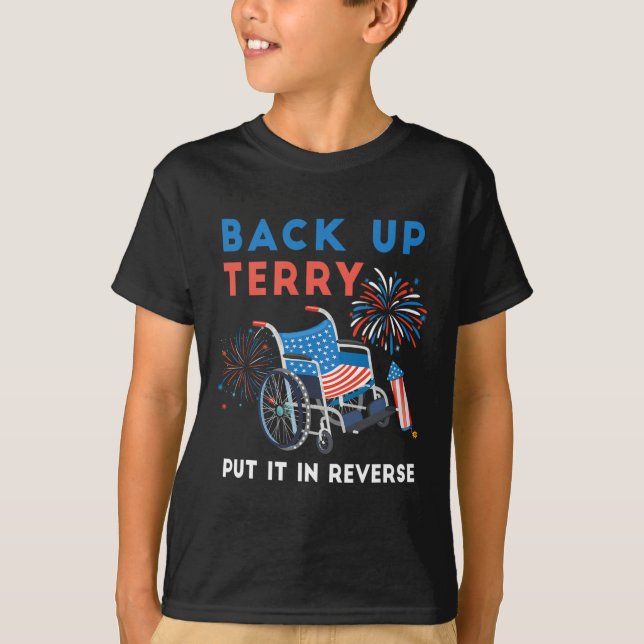 Camiseta Terry De Backup Colocou-O No Fogos De Artifício In (Frente)