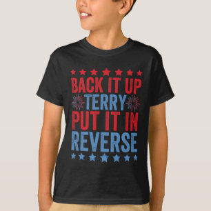 Camiseta Terry, Dê Ré, Faça-o em Reverso Fogos de Artifício