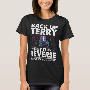 Camiseta Terry, Dê Ré, Faça-o em Reverso Fogos de Artifício