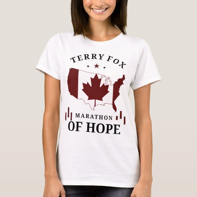 CAMISETA TERRY FOX MARATHON OF HOPE (Frente)